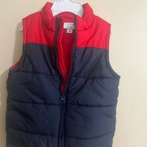 Puffer vest 2T Crown & Ivy kids red and blue